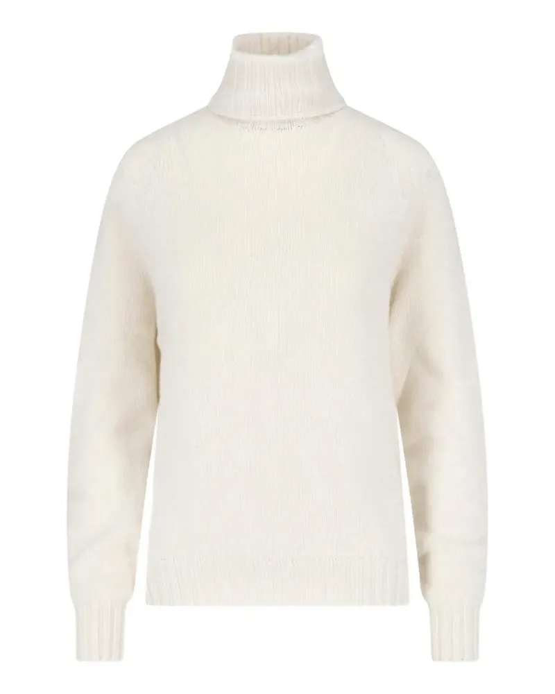 MA'RY'YA ribbed-knit roll-neck sweater - Weiß Weiß