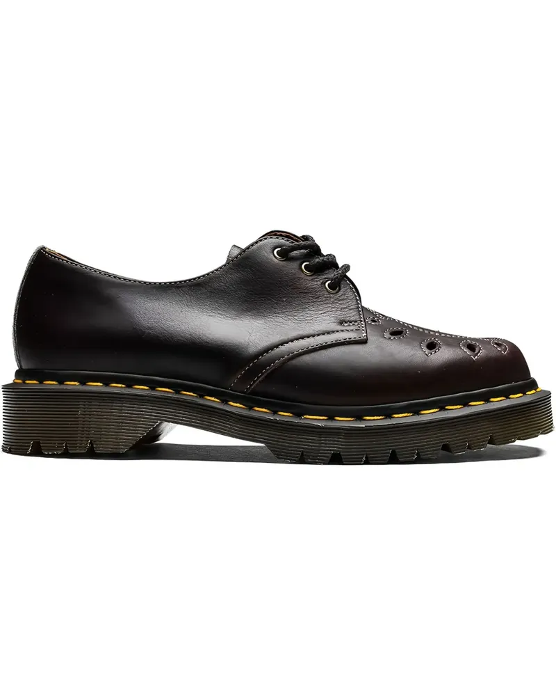 Dr.Martens Schnürstiefel mit Lochmuster - Braun Braun