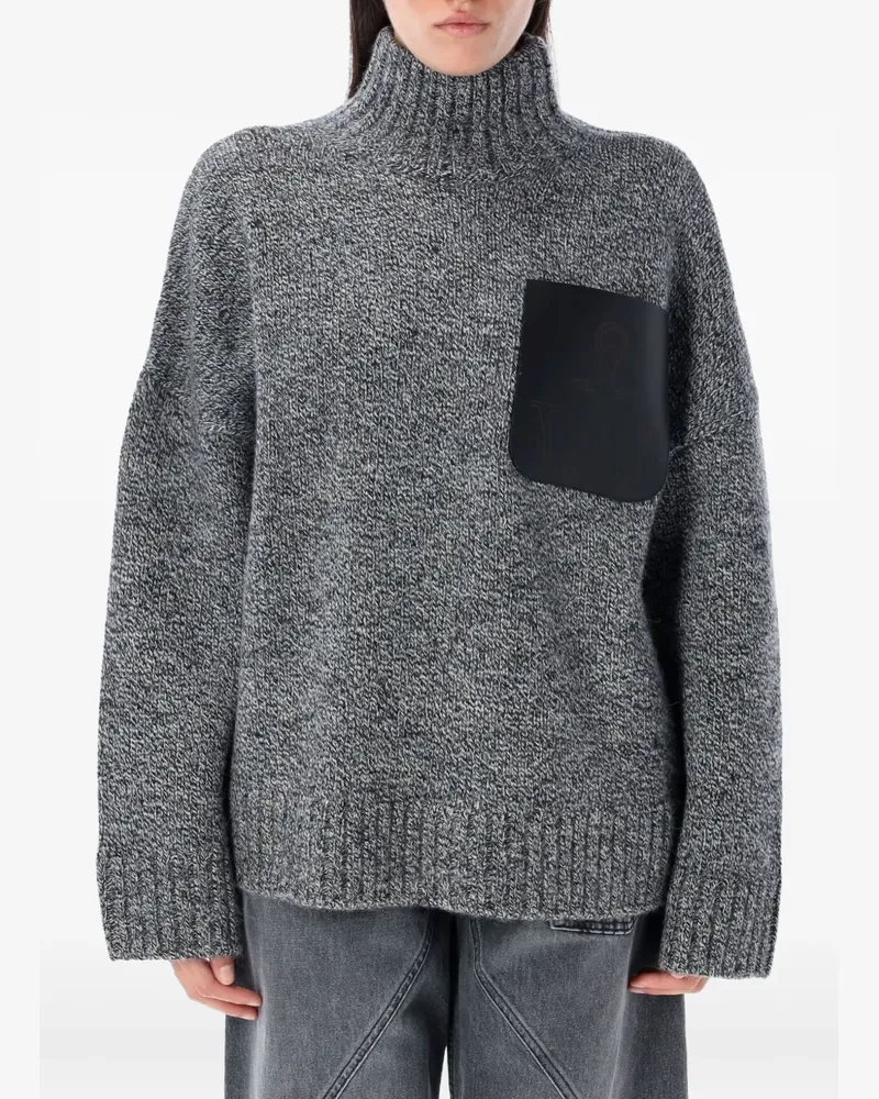 J.W.Anderson Pullover mit Stehkragen - Grau Grau
