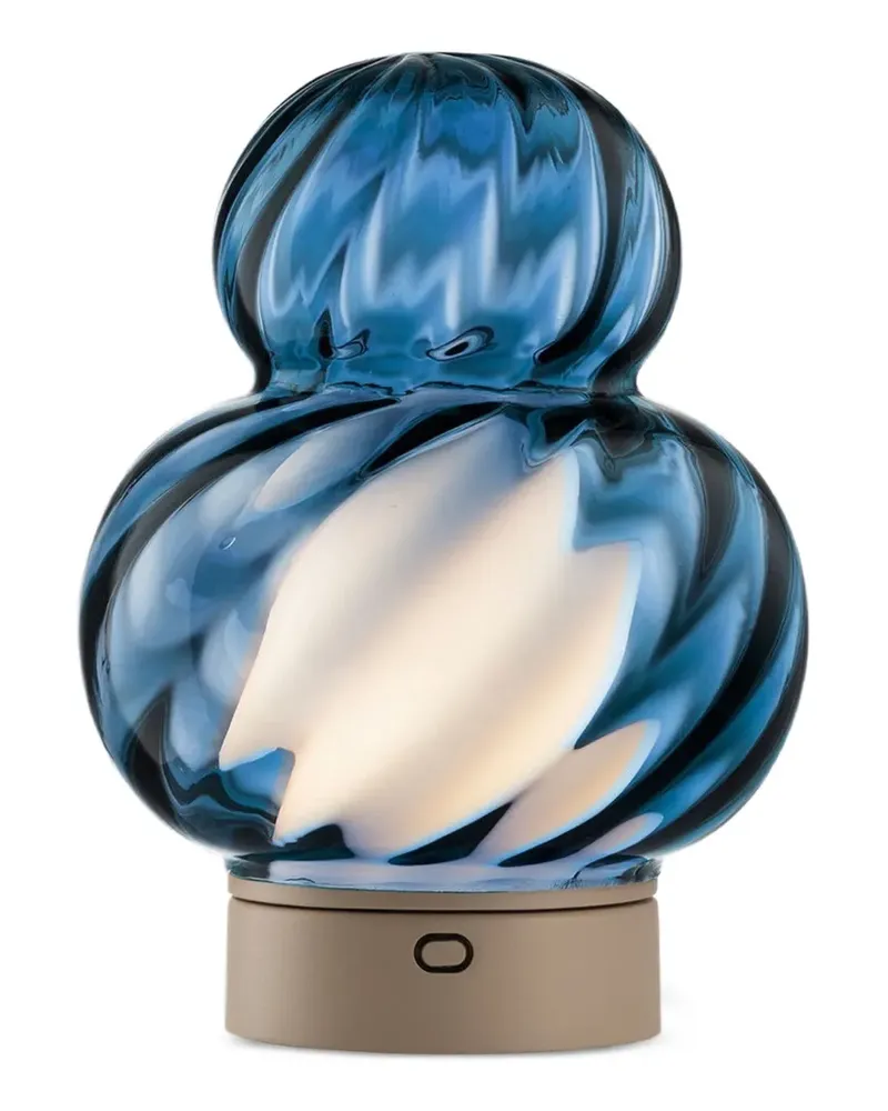 NasonMoretti Bibendum Tischlampe mit Optik - Blau Blau