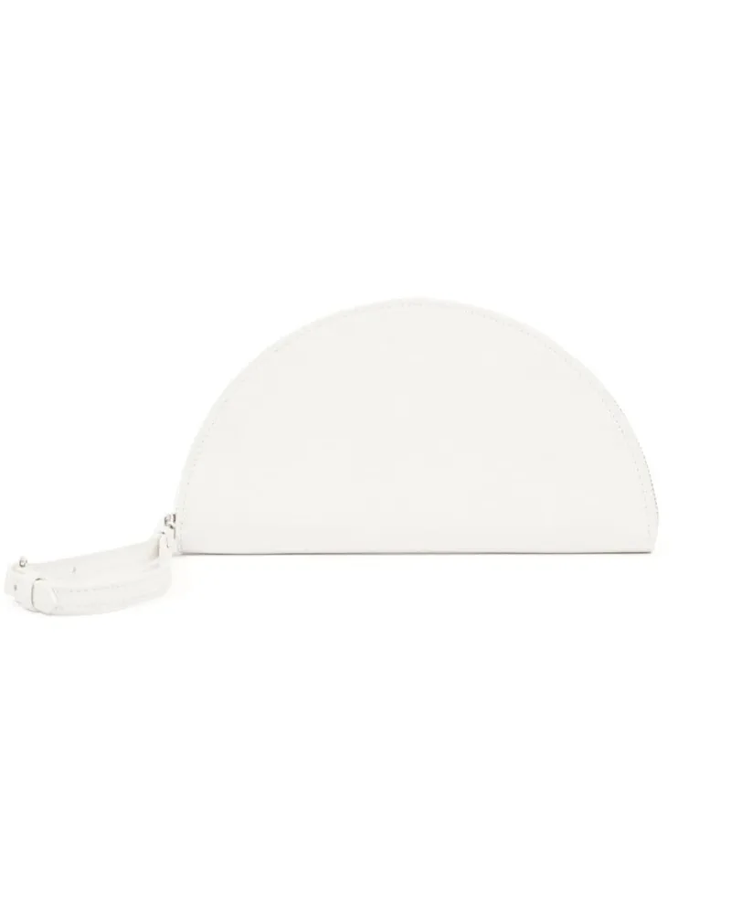 Maison Margiela Halfmoon Clutch Weiß