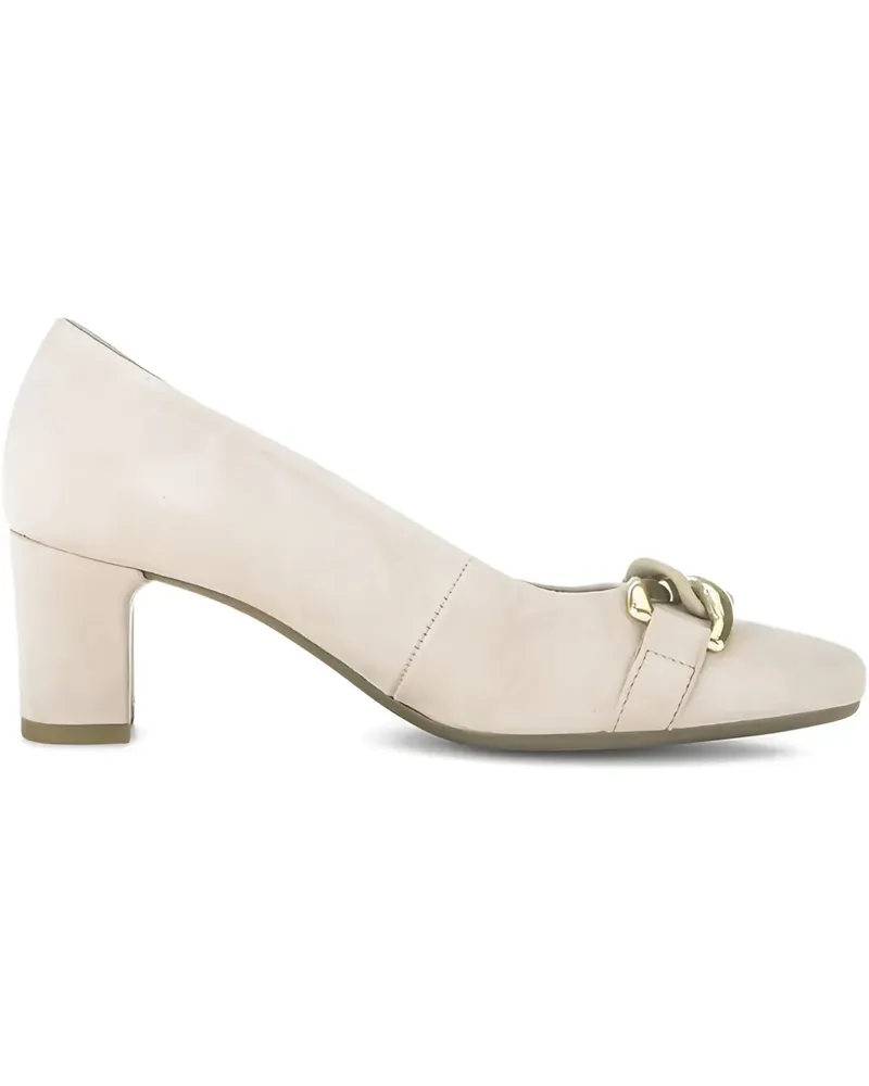 Gabor Pumps mit Zierkette - Nude Nude