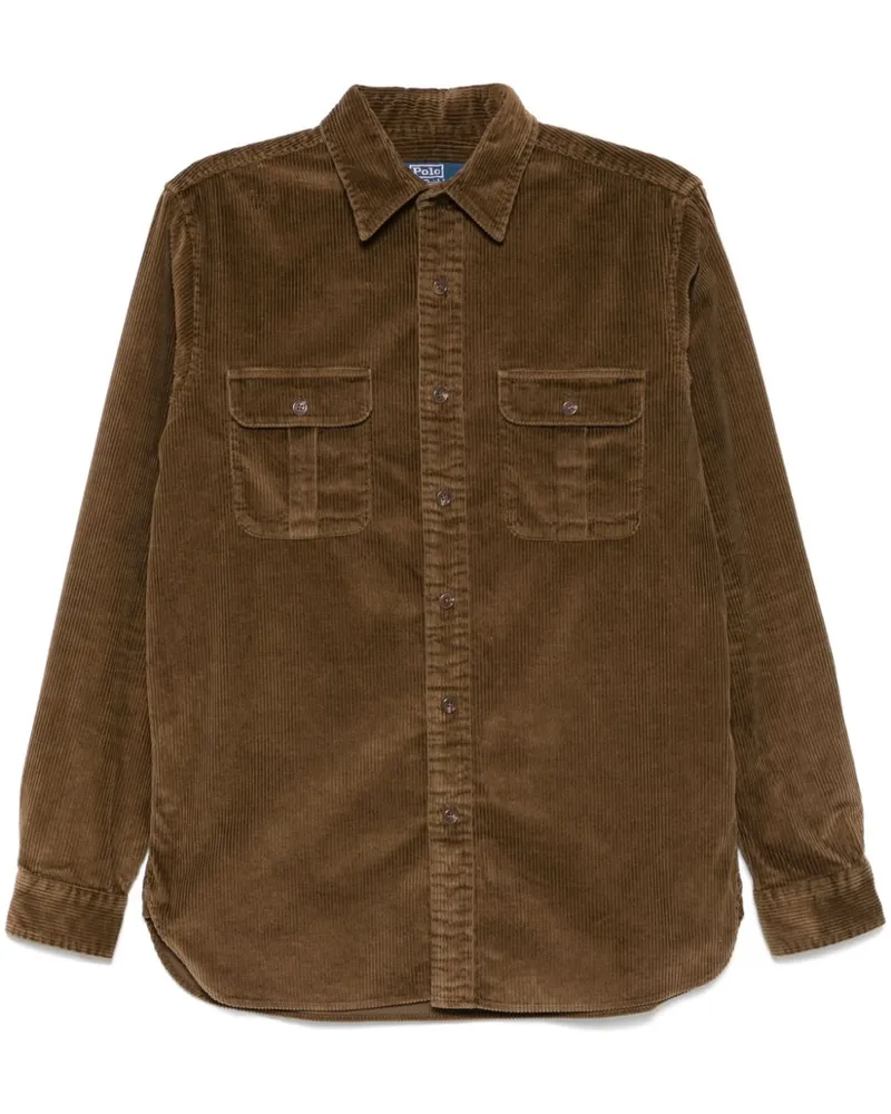 Ralph Lauren Hemd aus Cord - Braun Braun