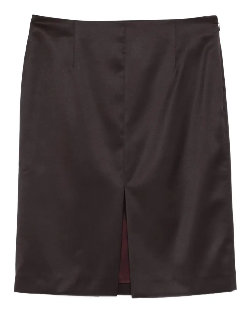 Our Legacy slit knee siren skirt - Violett Violett
