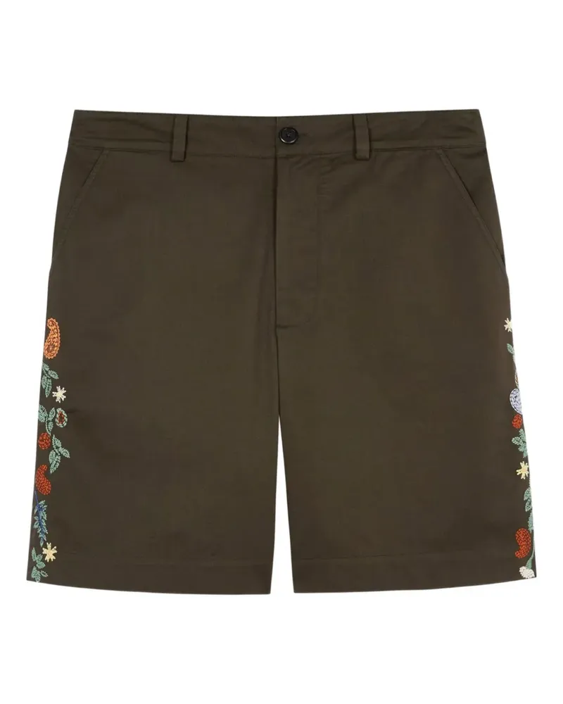 Paul Smith Shorts mit Stickerei - Grün Grün