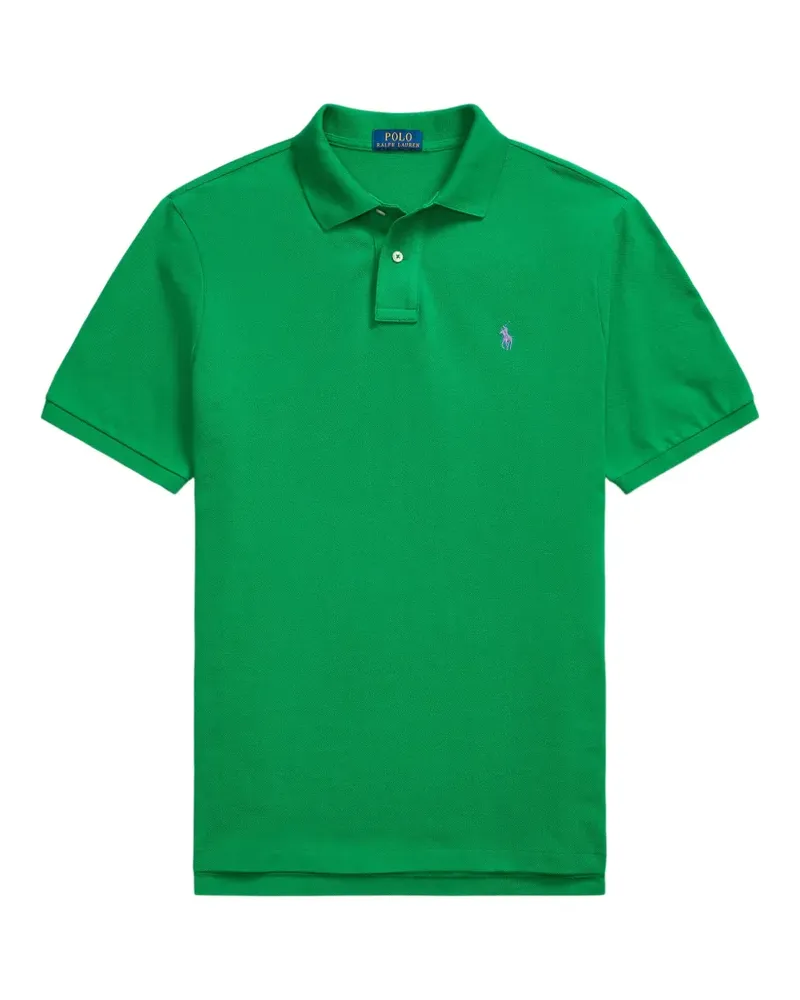 Ralph Lauren logo-embroidered piqué polo shirt - Grün Grün