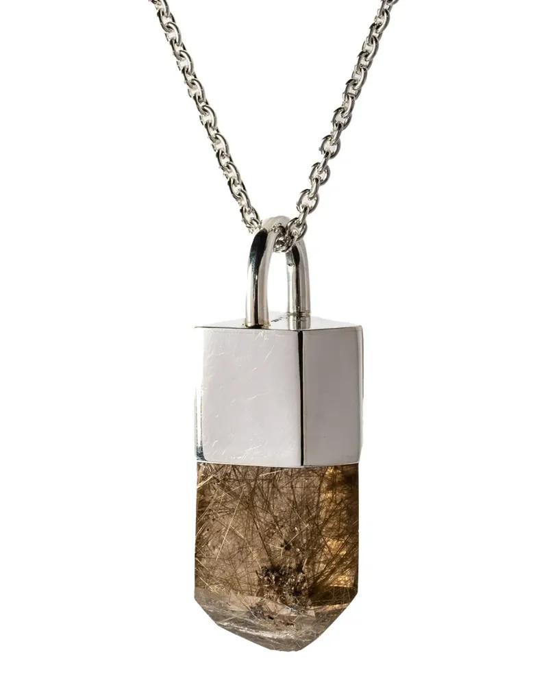 Parts Of Four Talisman Halskette mit Quarz - Silber Silber