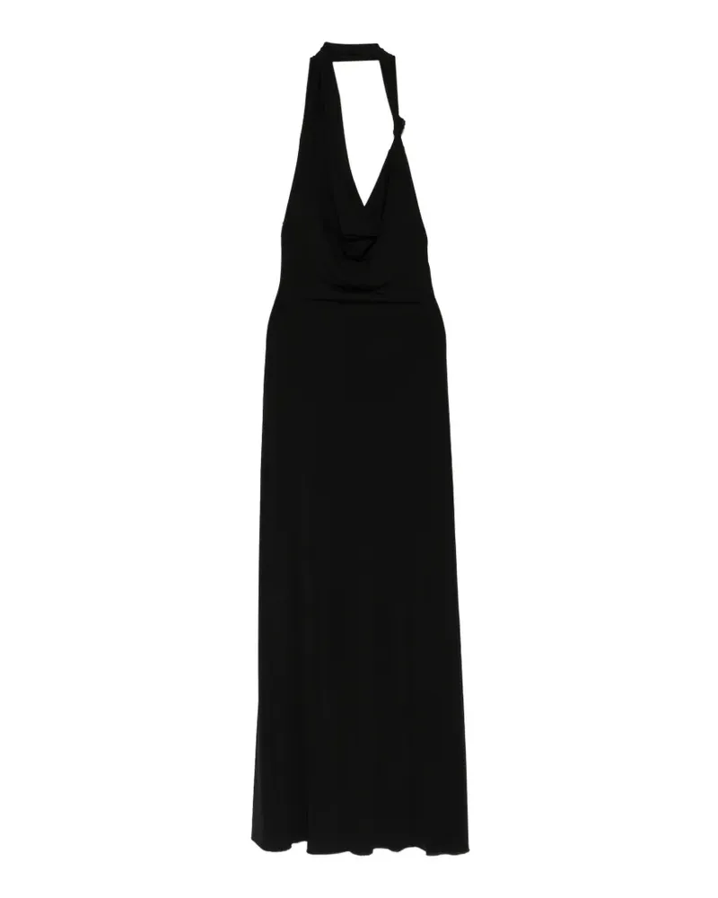 Aniye By Knot Norah halterneck cowl-neck maxi dress - Schwarz Schwarz
