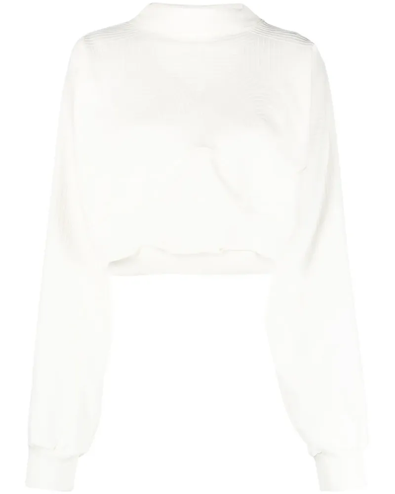OFF-WHITE Cropped-Sweatshirt - Nude Nude
