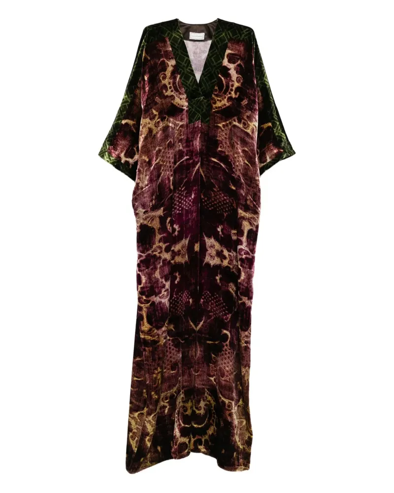 Pierre-Louis Mascia Maxikleid mit U-Ausschnitt - Braun Braun