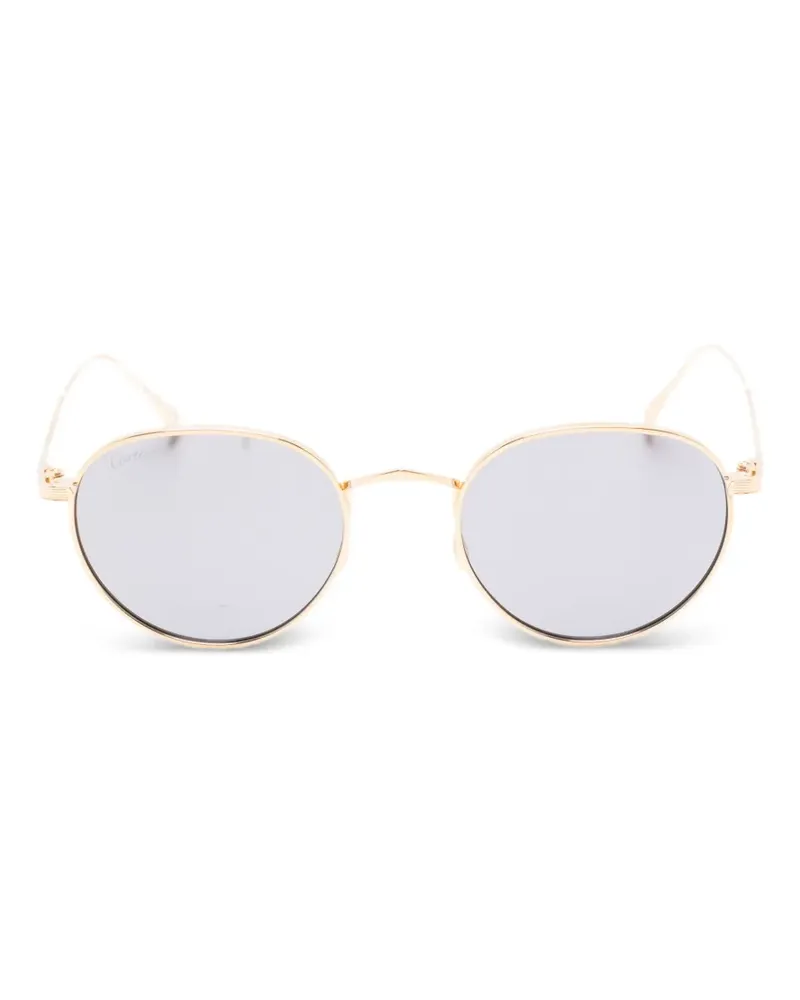 Cartier Sonnenbrille mit ovalem Gestell - Gold Gold