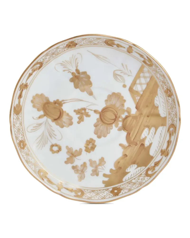 Ginori 1735 Tee-Untersetzer mit Blumen - Weiß Weiß