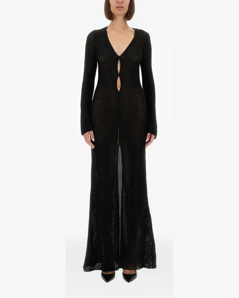 The Garment Tanzania open-knit cut-out dress - Schwarz Schwarz