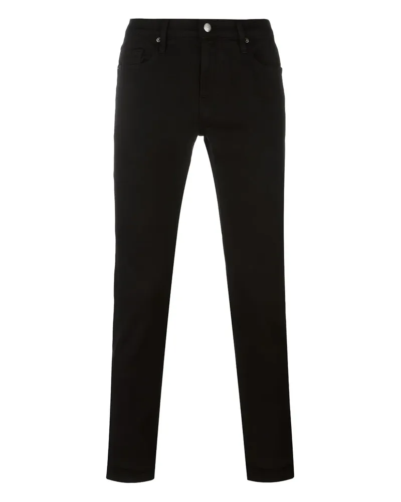 Frame Denim Klassische Skinny-Jeans - Schwarz Schwarz