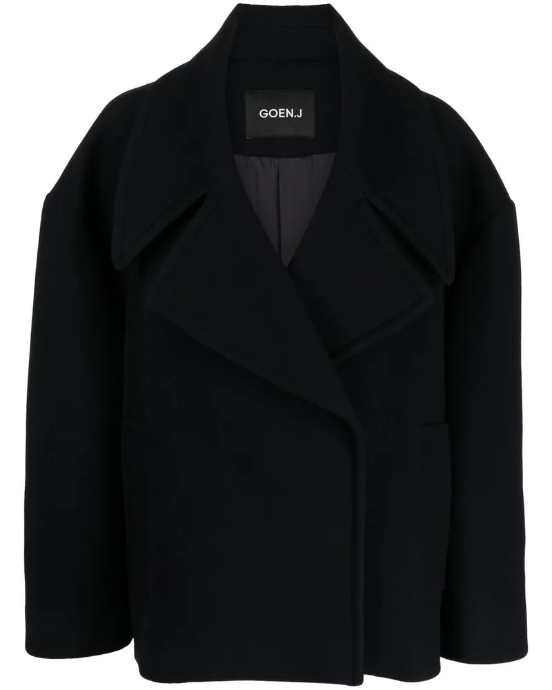 GOEN.J Kurze Cabanjacke - Schwarz Schwarz