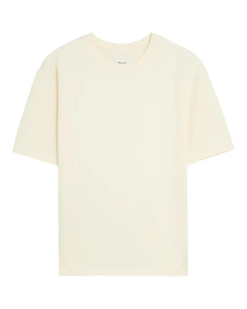 Drake's crew-neck short-sleeve T-shirt - Nude Nude