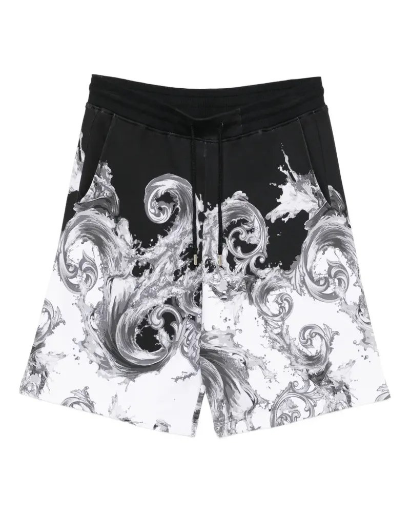 Versace Jeans Barocco-print shorts - Schwarz Schwarz