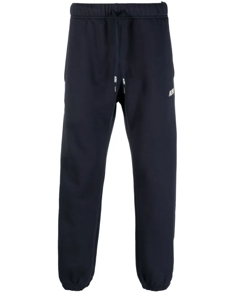 AUTRY Tapered-Hose mit Logo-Applikation Blau