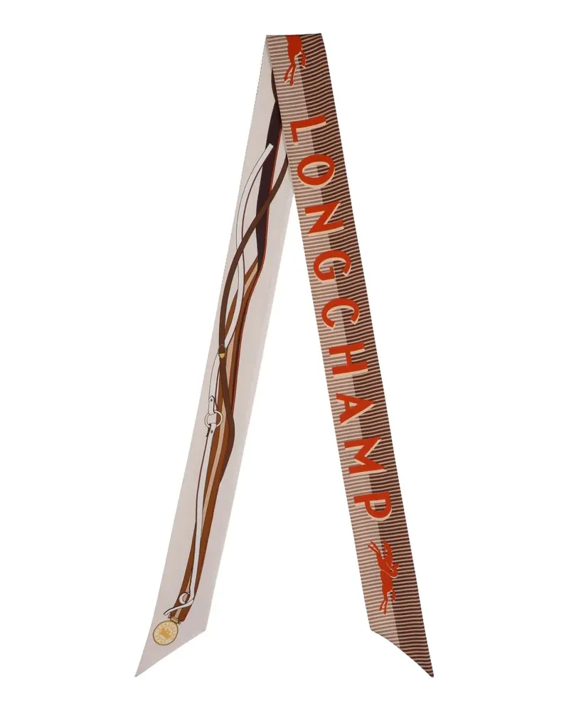 Longchamp A Toute Allure Seidenschal - Nude Nude