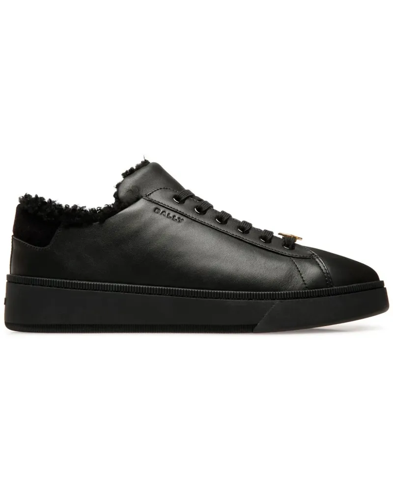 Bally Ryver Sneakers mit Pelz - Schwarz Schwarz