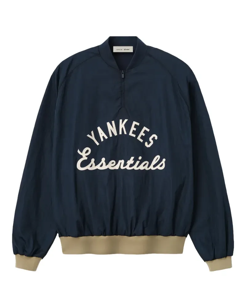 Fear of God x Yankees Pullover mit Reißverschluss - Blau Blau
