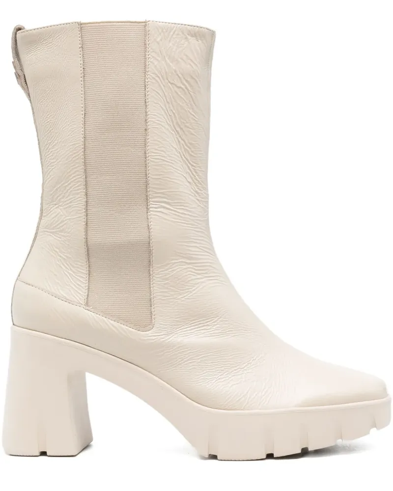 Högl panelled mic-calf boots - Weiß Weiß