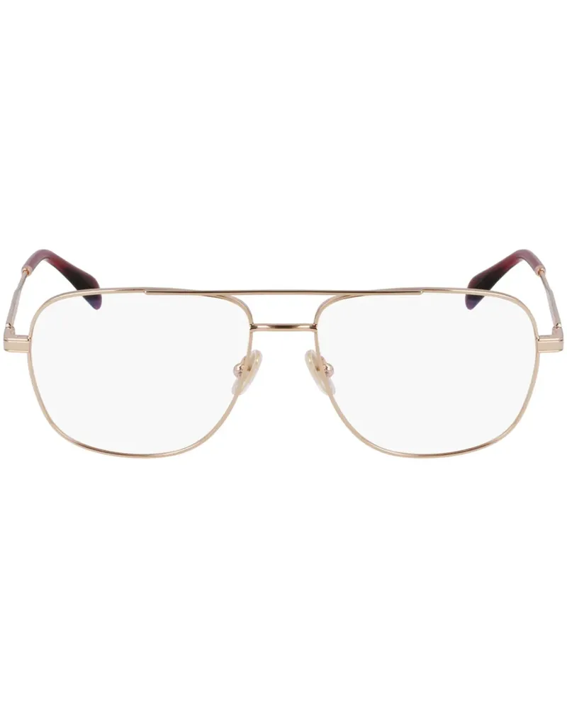 Paul Smith Brille mit rundem Gestell - Gold Gold