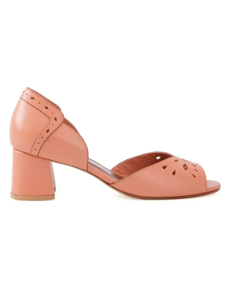 Sarah Chofakian Pumps mit Blockabsatz - Gelb Gelb