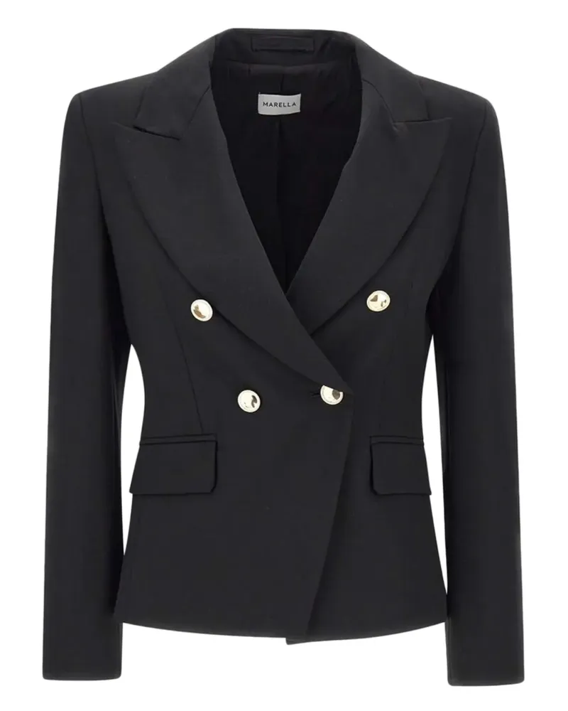 MARELLA Doppelreihiger Blazer - Schwarz Schwarz