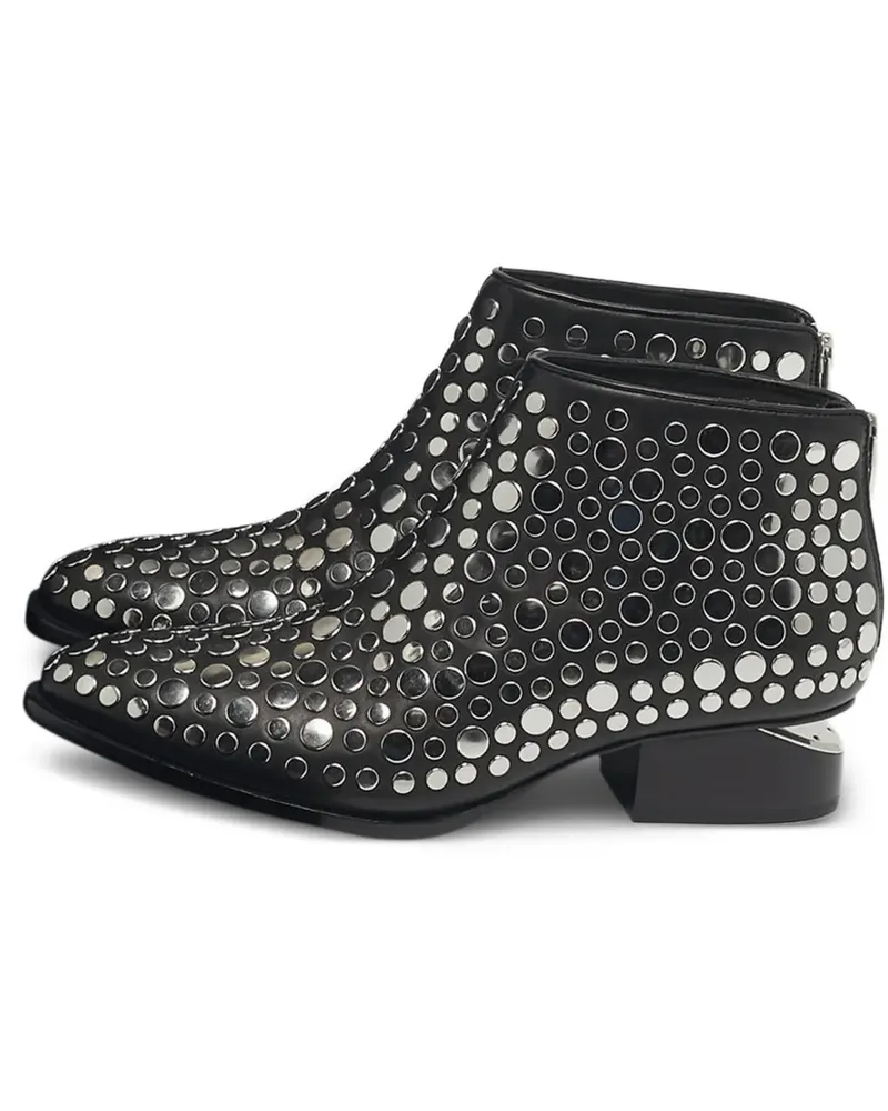 Alexander Wang Kori Stiefeletten mit Nieten - Schwarz Schwarz