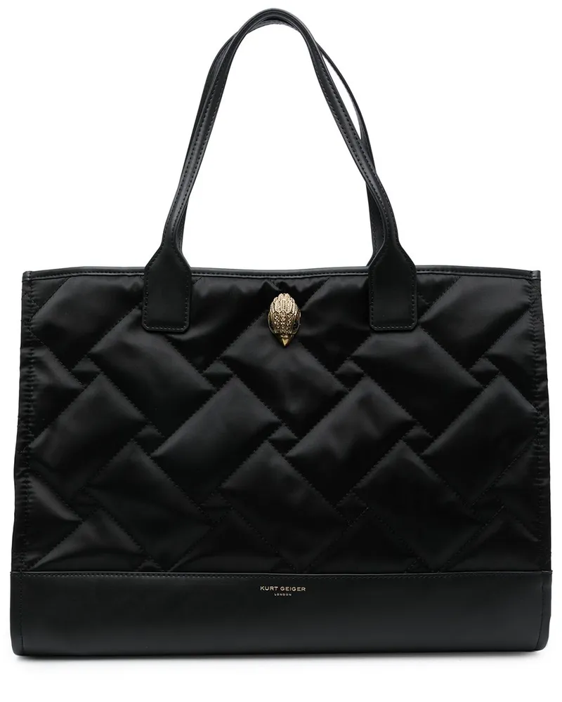 Kurt Geiger Recycelter Shopper - Schwarz Schwarz
