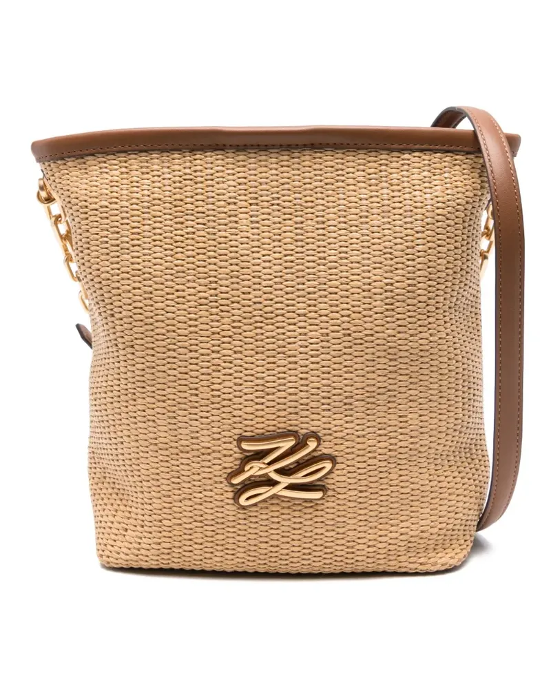 Karl Lagerfeld Kleine K/Autograph Beuteltasche - Nude Nude