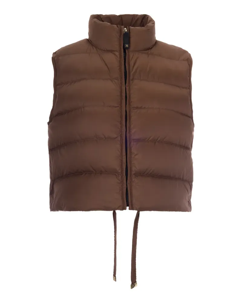 Max Mara The Cube quilted gilet - Braun Braun