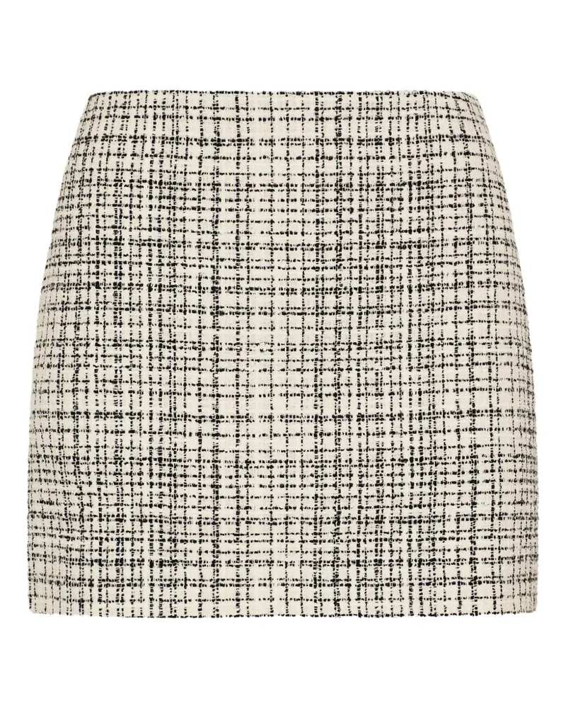 Valentino Garavani Tweed-Minirock - Nude Nude