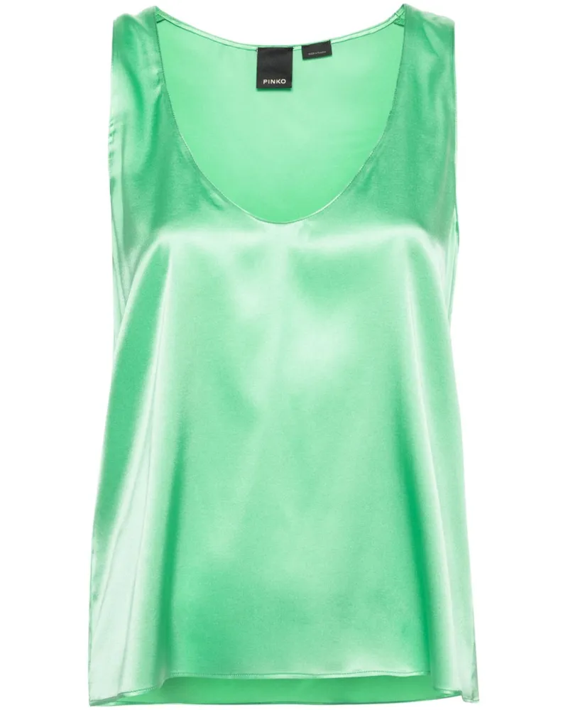 Pinko Top aus Seide - Grün Grün