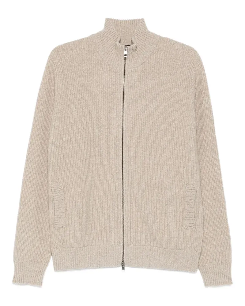 Roberto Collina Gerippter Cardigan - Nude Nude