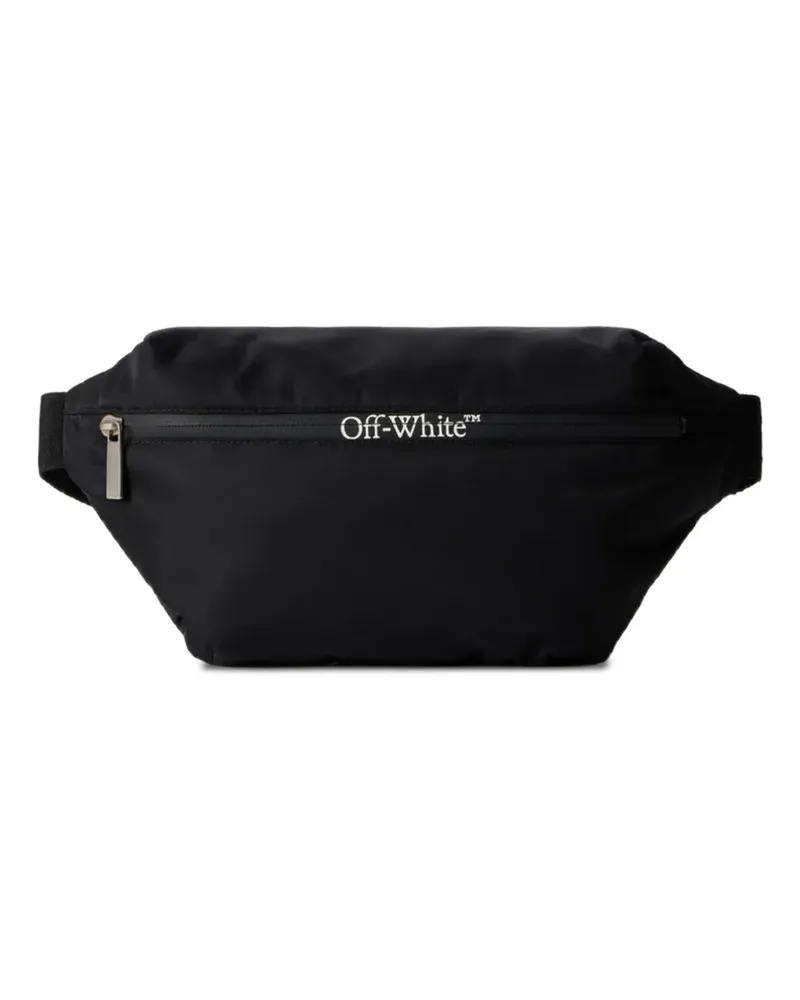 OFF-WHITE Gürteltasche mit Logo-Print - Schwarz Schwarz