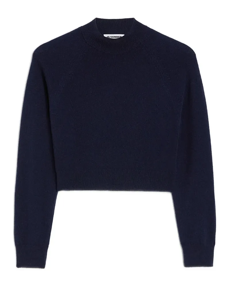 Jil Sander Cropped-Pullover - Blau Blau