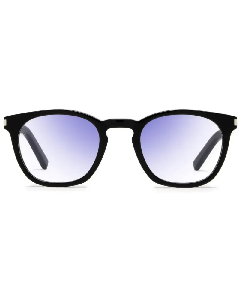 Saint Laurent Brille mit eckigem Gestell - Schwarz Schwarz