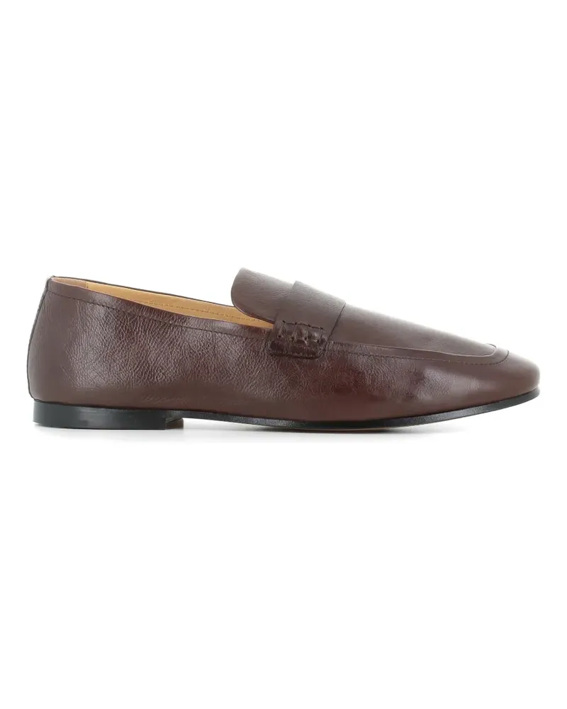 Henderson square-toe leather loafers - Braun Braun
