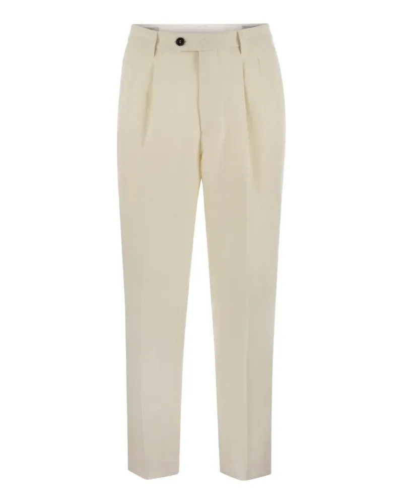 Brunello Cucinelli Hose mit Bundfalten - Nude Nude