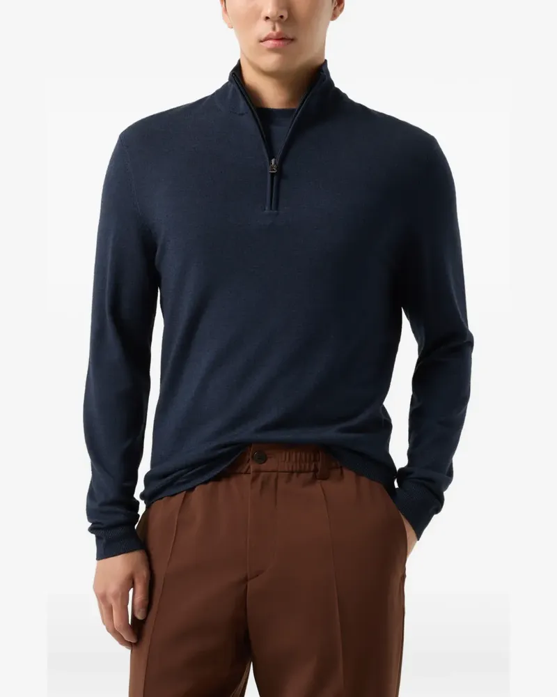Bogner Ouri Pullover mit Reißverschluss - Blau Blau