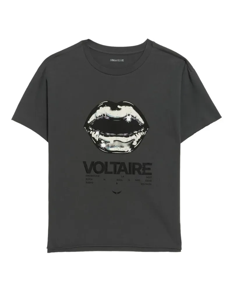 Zadig & Voltaire T-shirt 'Tommer' - Grau Grau