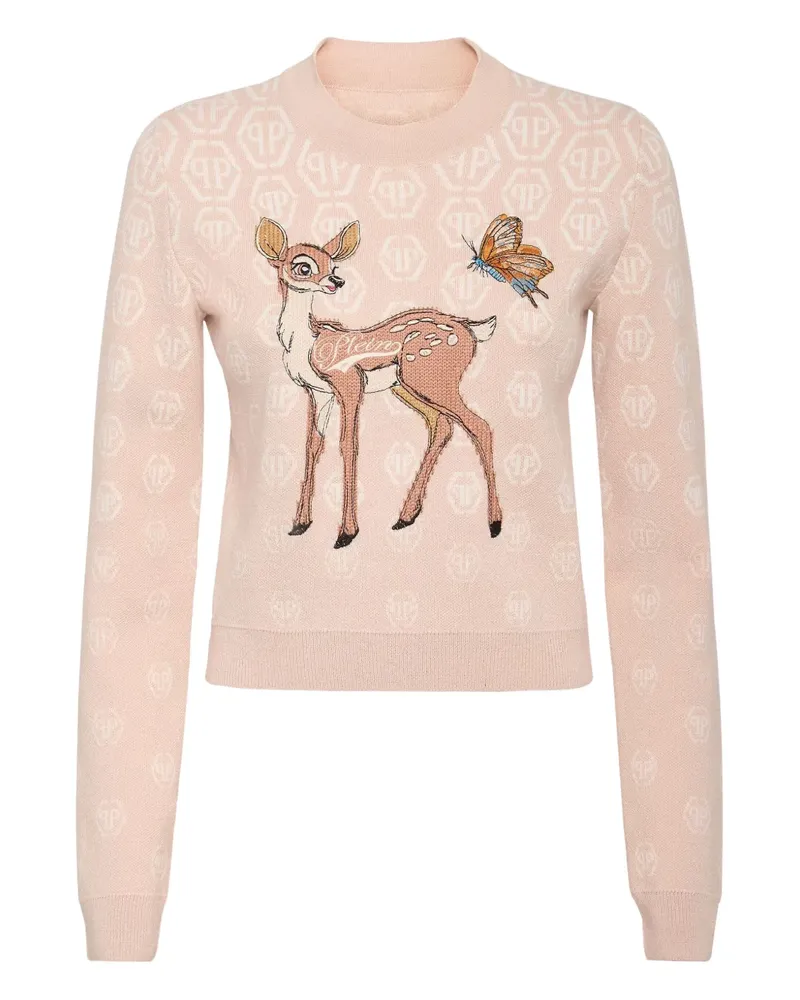 Philipp Plein Pullover mit Feenmotiv - Nude Nude