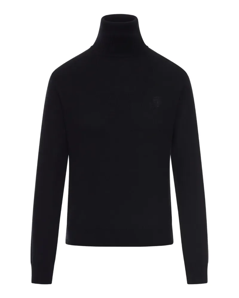 Gucci Rollkragenpullover mit Stickerei - Schwarz Schwarz