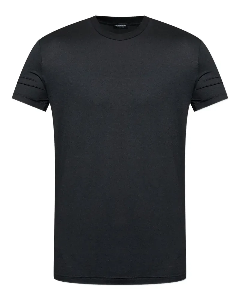 Dsquared2 Klassisches T-Shirt - Schwarz Schwarz