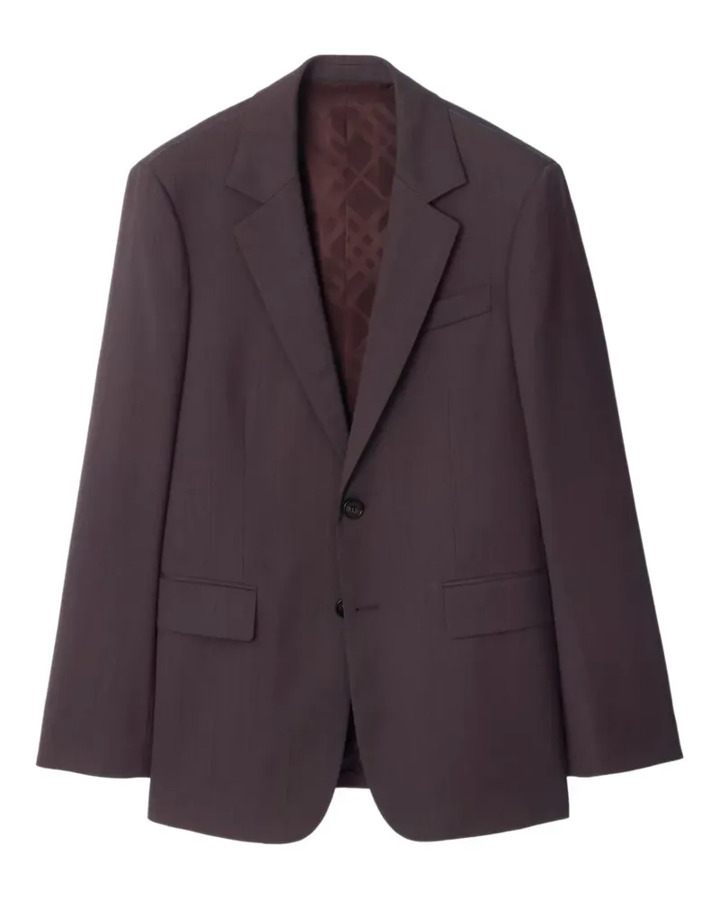 Burberry notch-lapel single-breasted blazer - Violett Violett