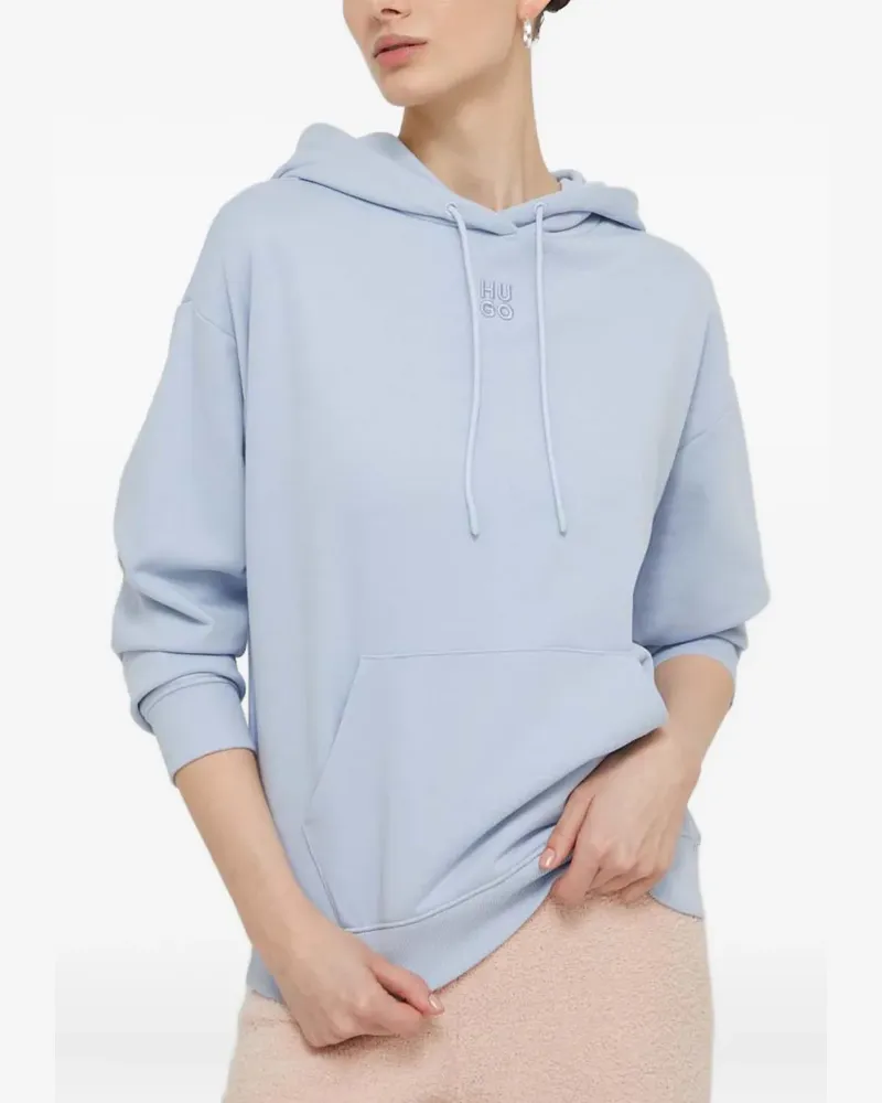 HUGO BOSS Delfinia Hoodie mit Logo - Blau Blau