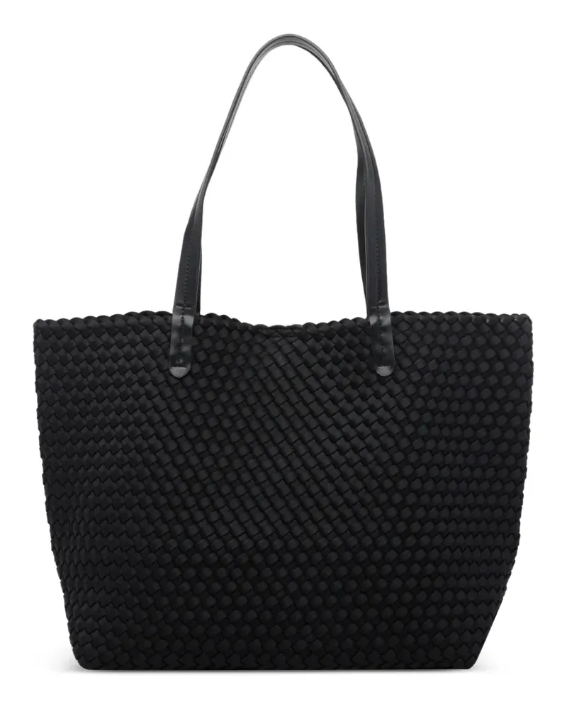 EN AVANT Gewebter Milano Tote Bag - Schwarz Schwarz