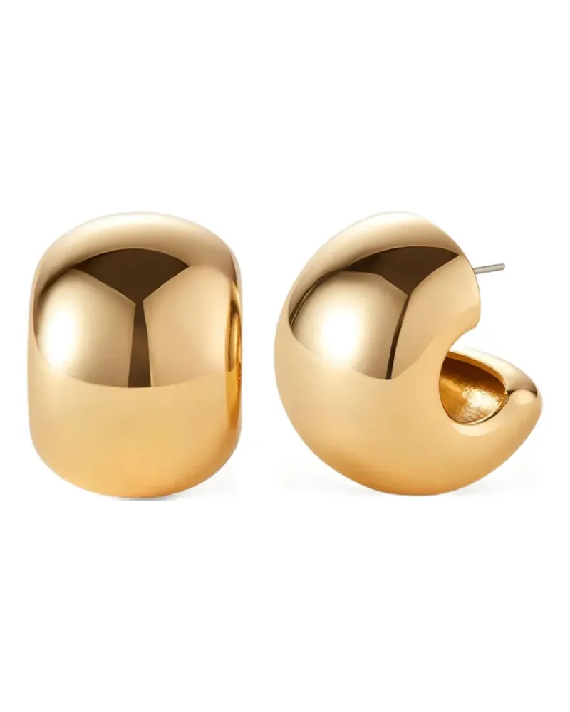 Jenny Bird Polierte Creolen - Gold Gold